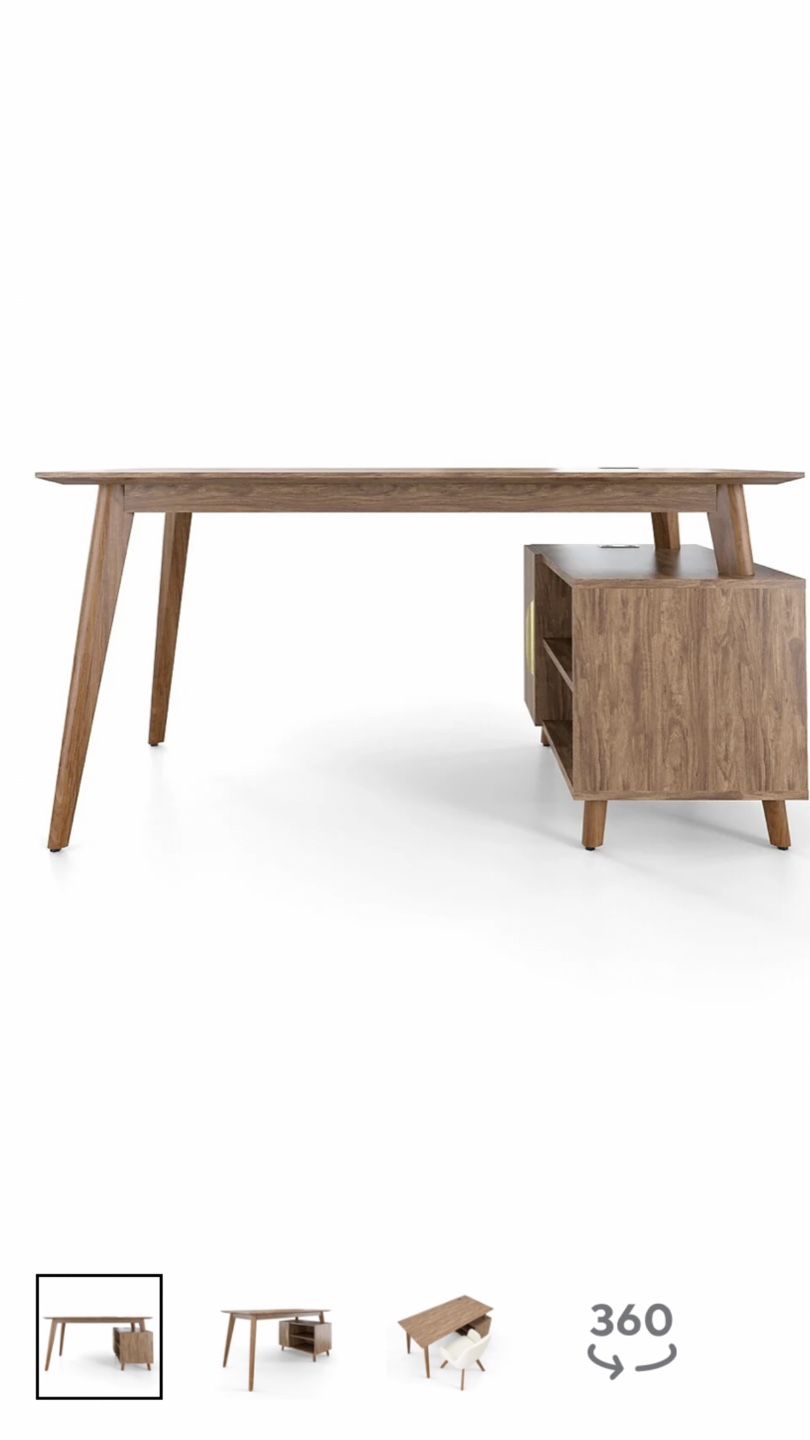 Modern Wooden Desk - photo 2