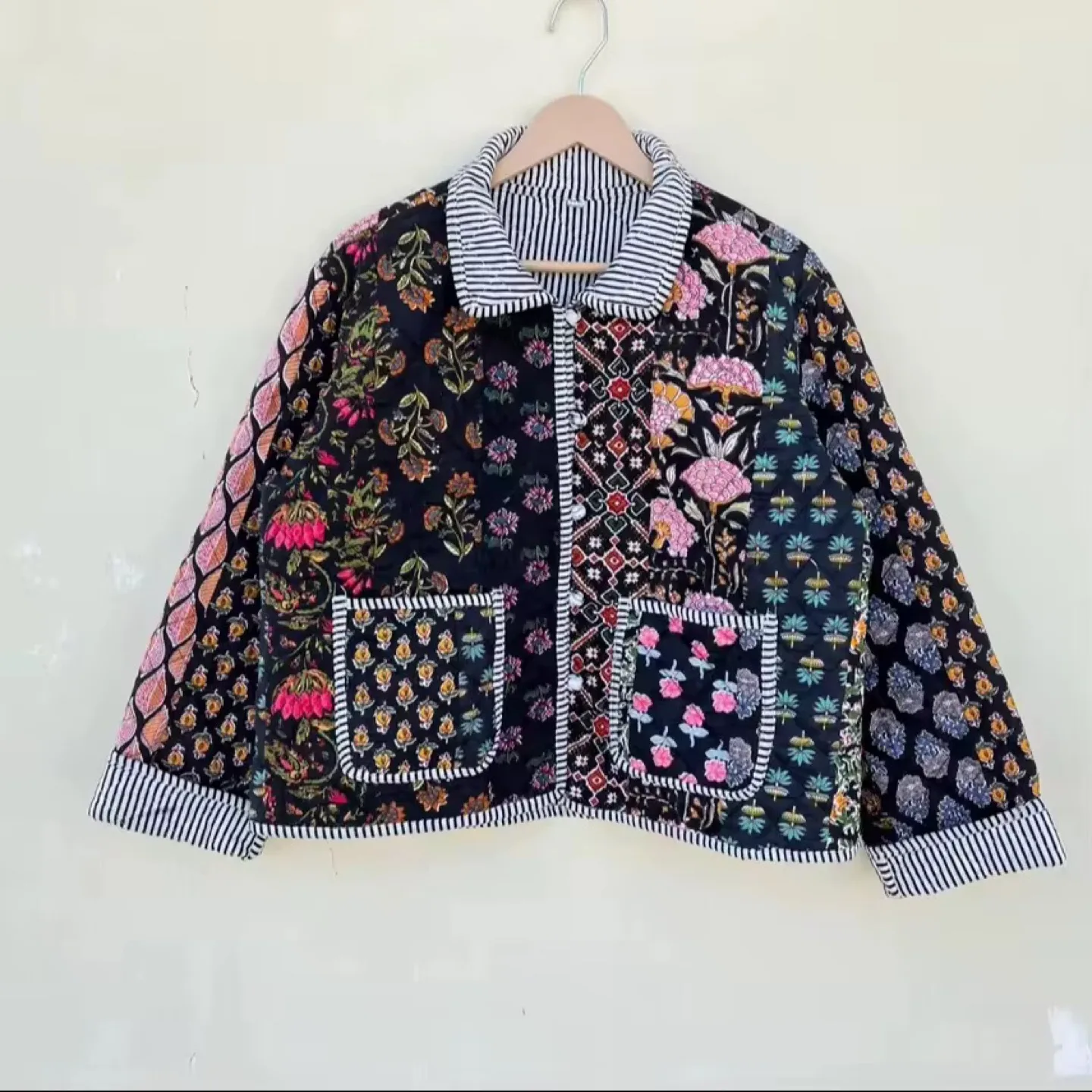 Quilted Patchwork Jacket thumbnail