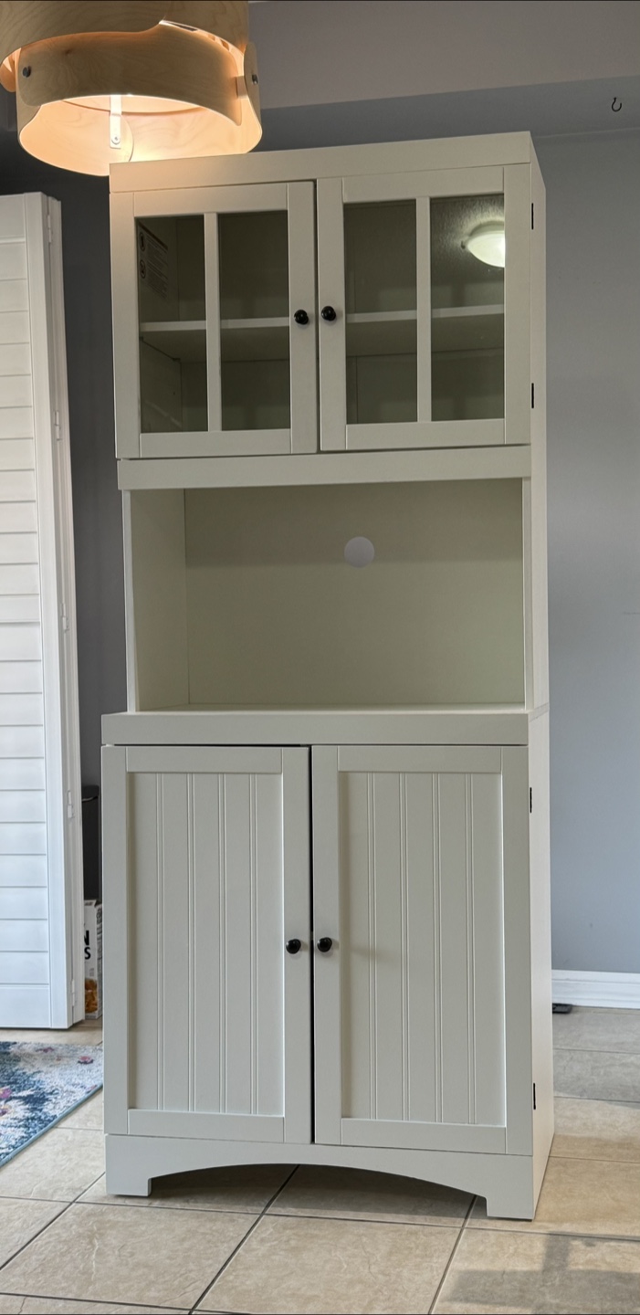 White Kitchen Hutch / Cabinet - photo 4