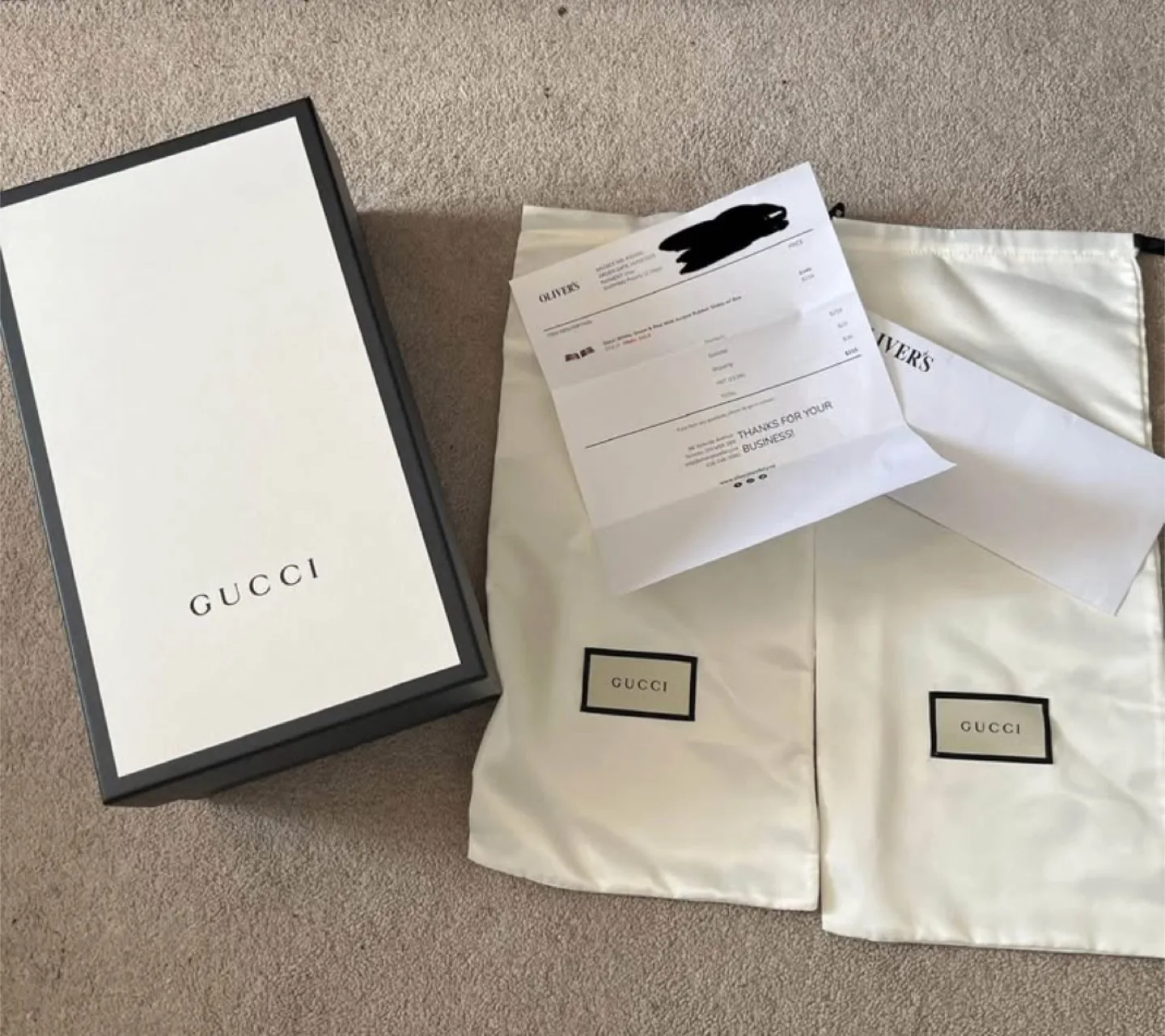 White Gucci Slidss image indicator(3)
