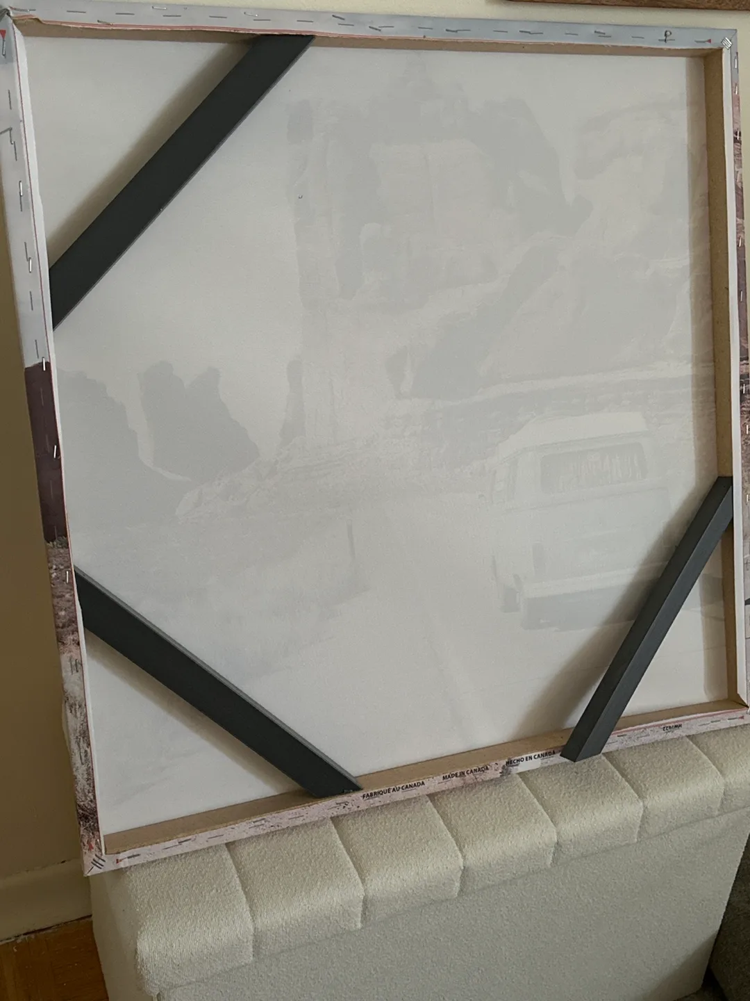 Large Canvas Print: Van on Road with Scenic Landscape image indicator(2)