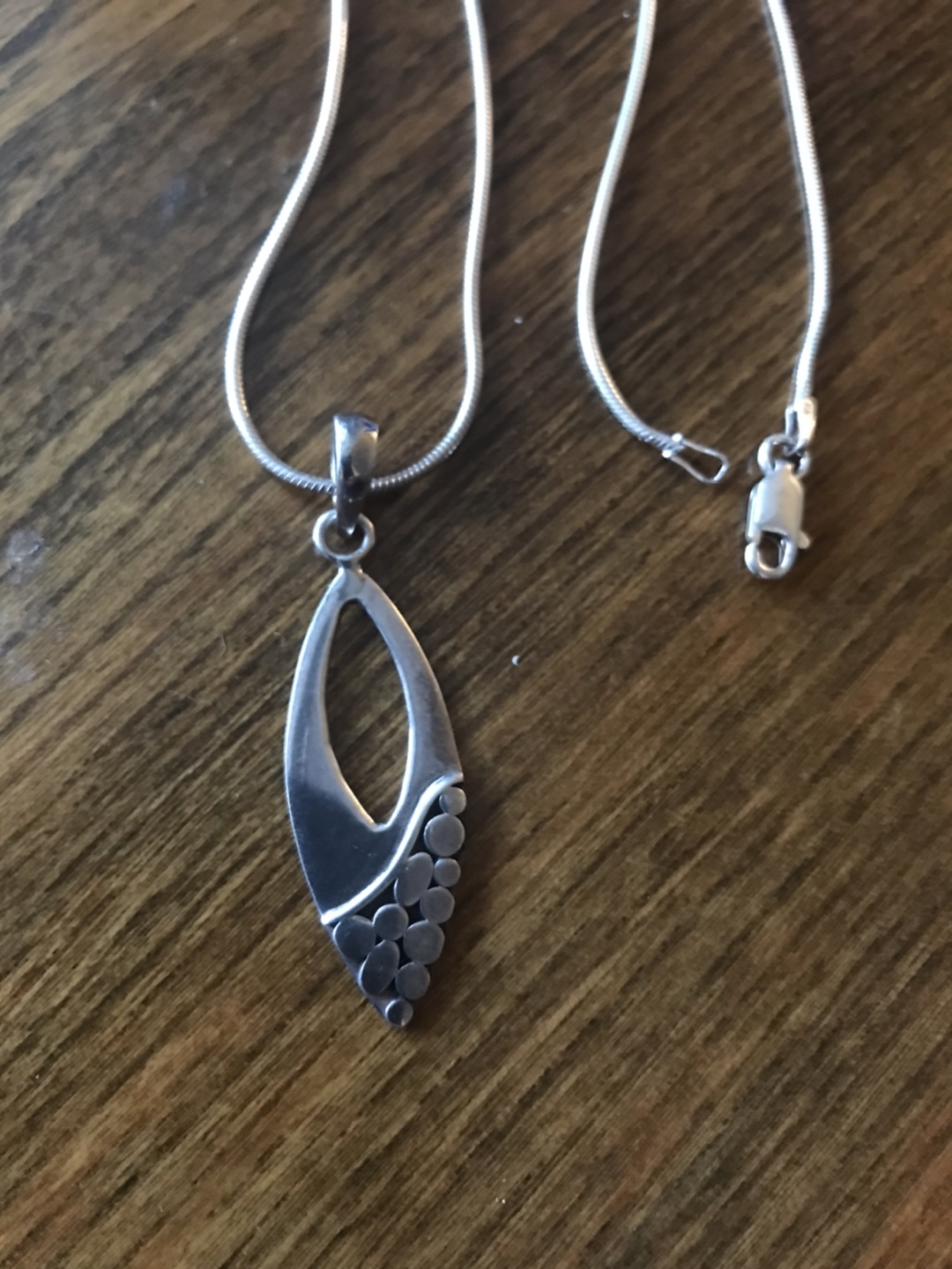 Sterling 925 Silver Pendant Necklace - photo 2