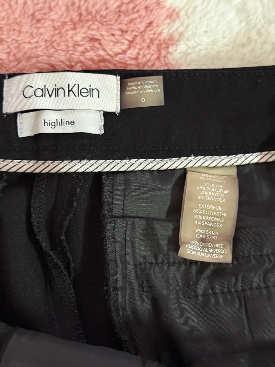 Calvin Klein Highline Black Pants - Size 6 image indicator(2)