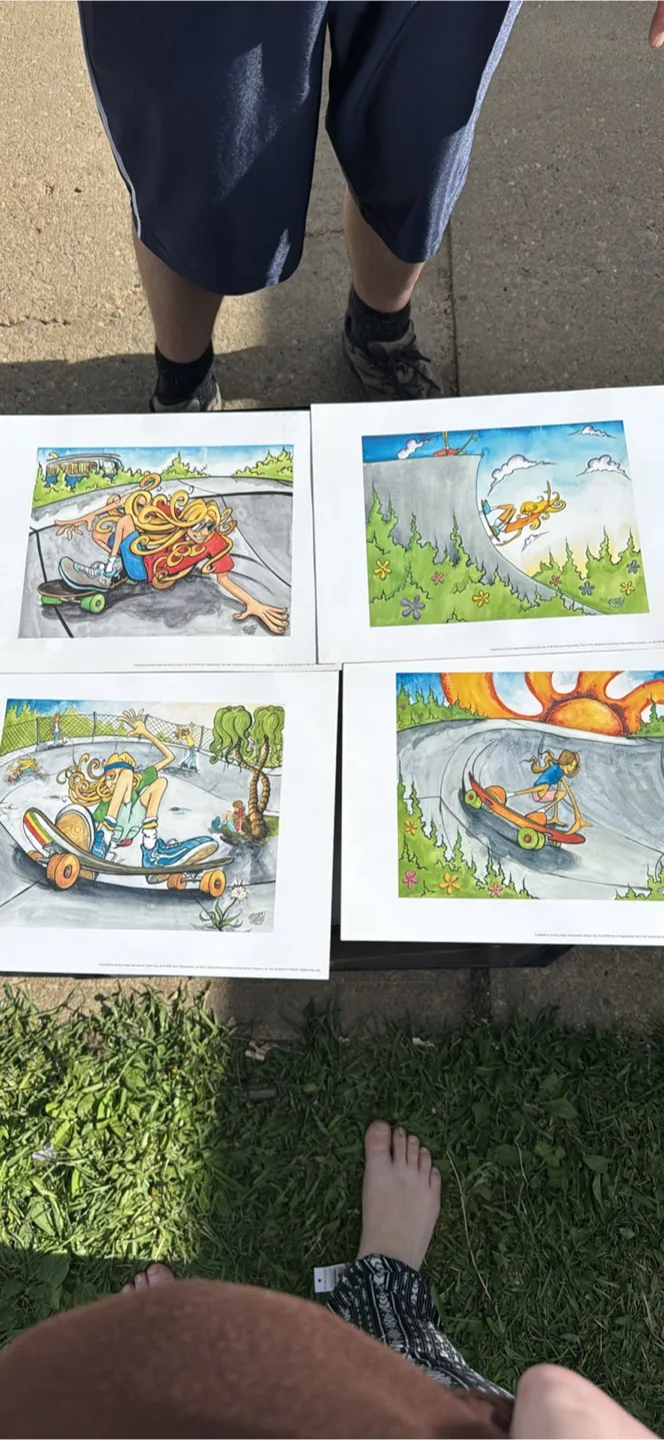 Skateboard Art Prints