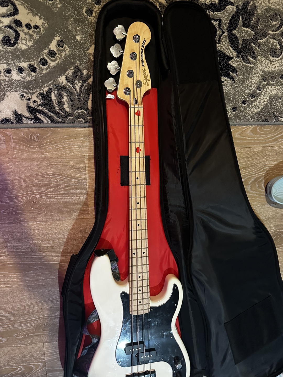 Fender Amplifier and Squier Precision Bass Guitar - photo 2