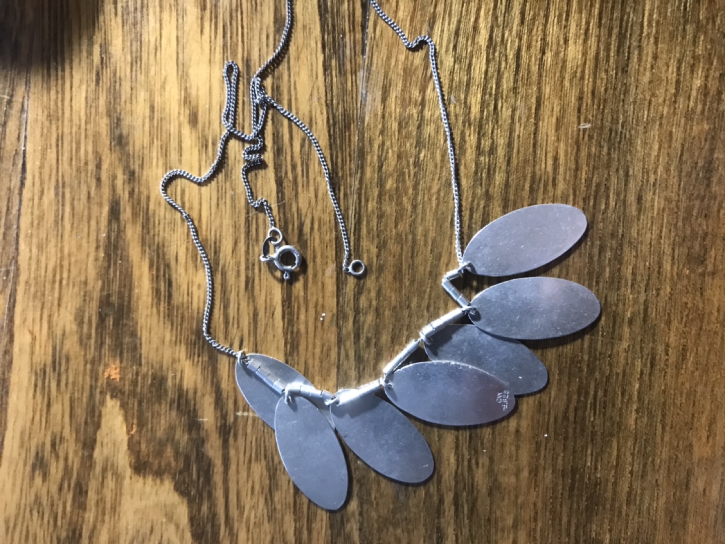 Silver Leaf Necklace - photo 2