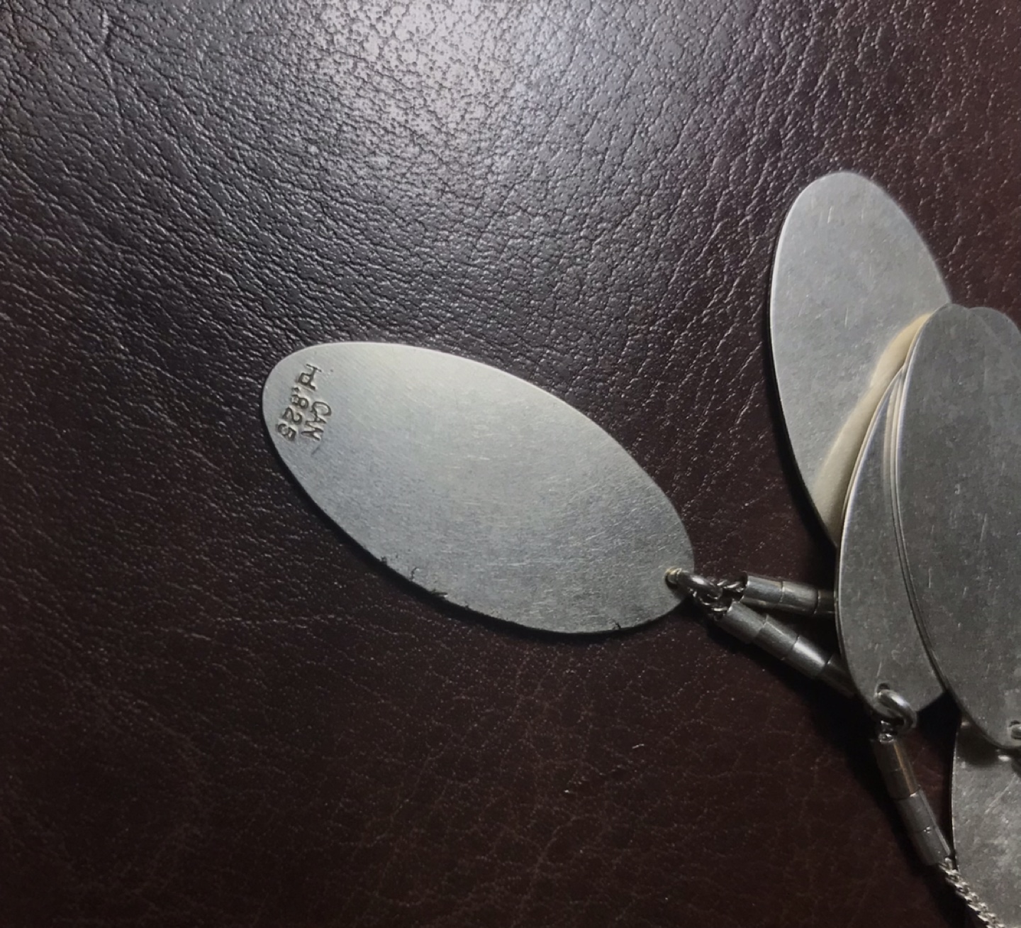 Silver Leaf Necklace - photo 3