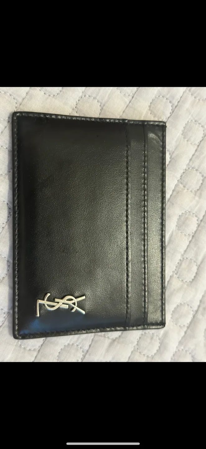 Saint Laurent Black Card Holder image indicator(2)