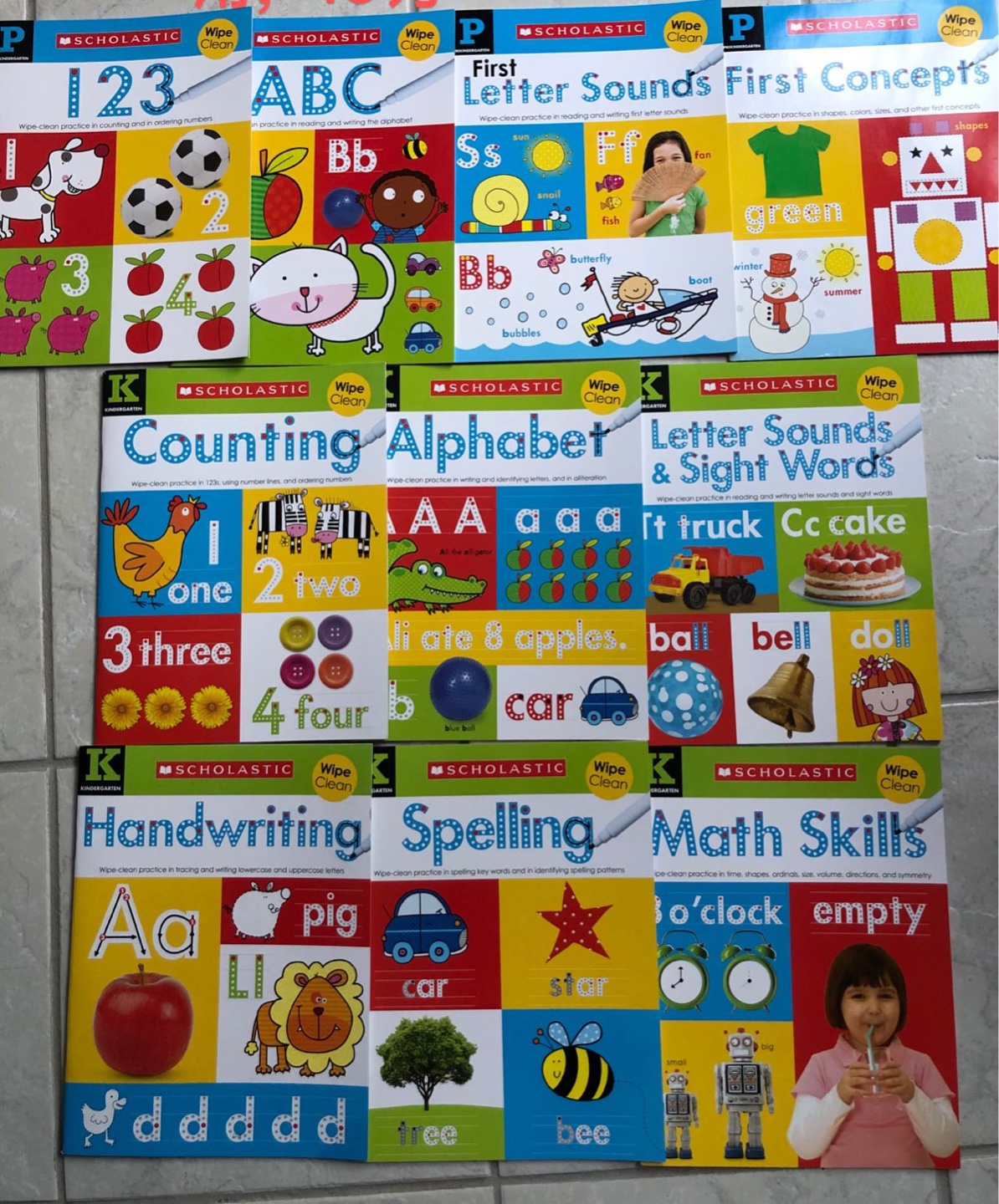 Scholastic Educational Workbooks Set
