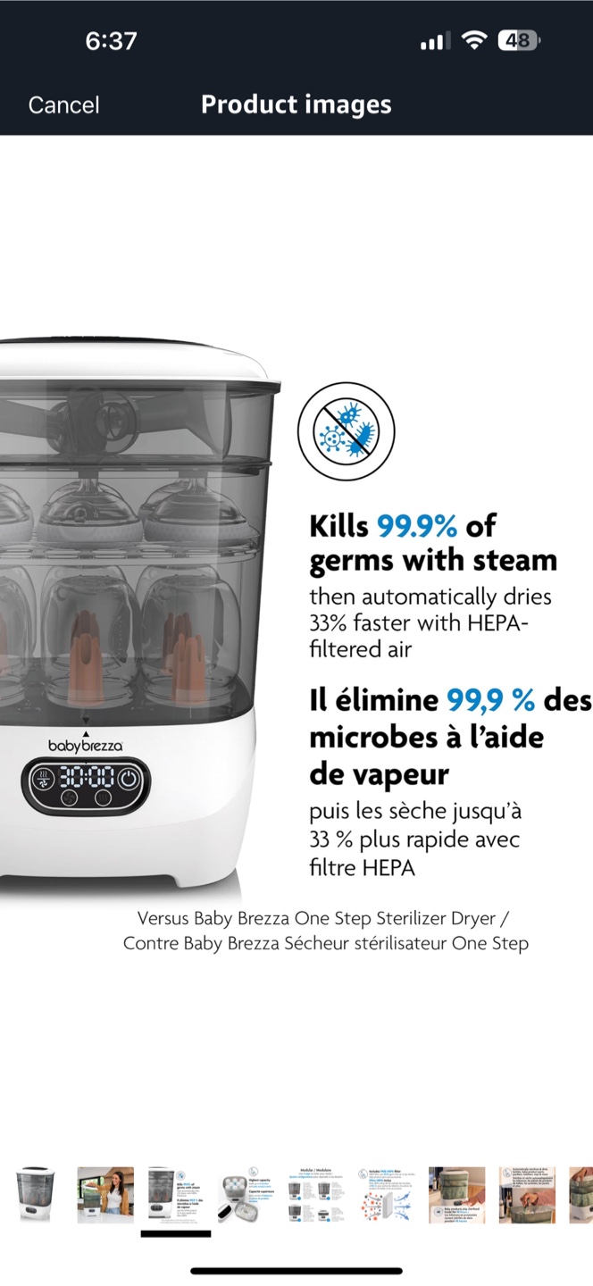 Baby Bottle Sterilizer and Dryer - photo 2