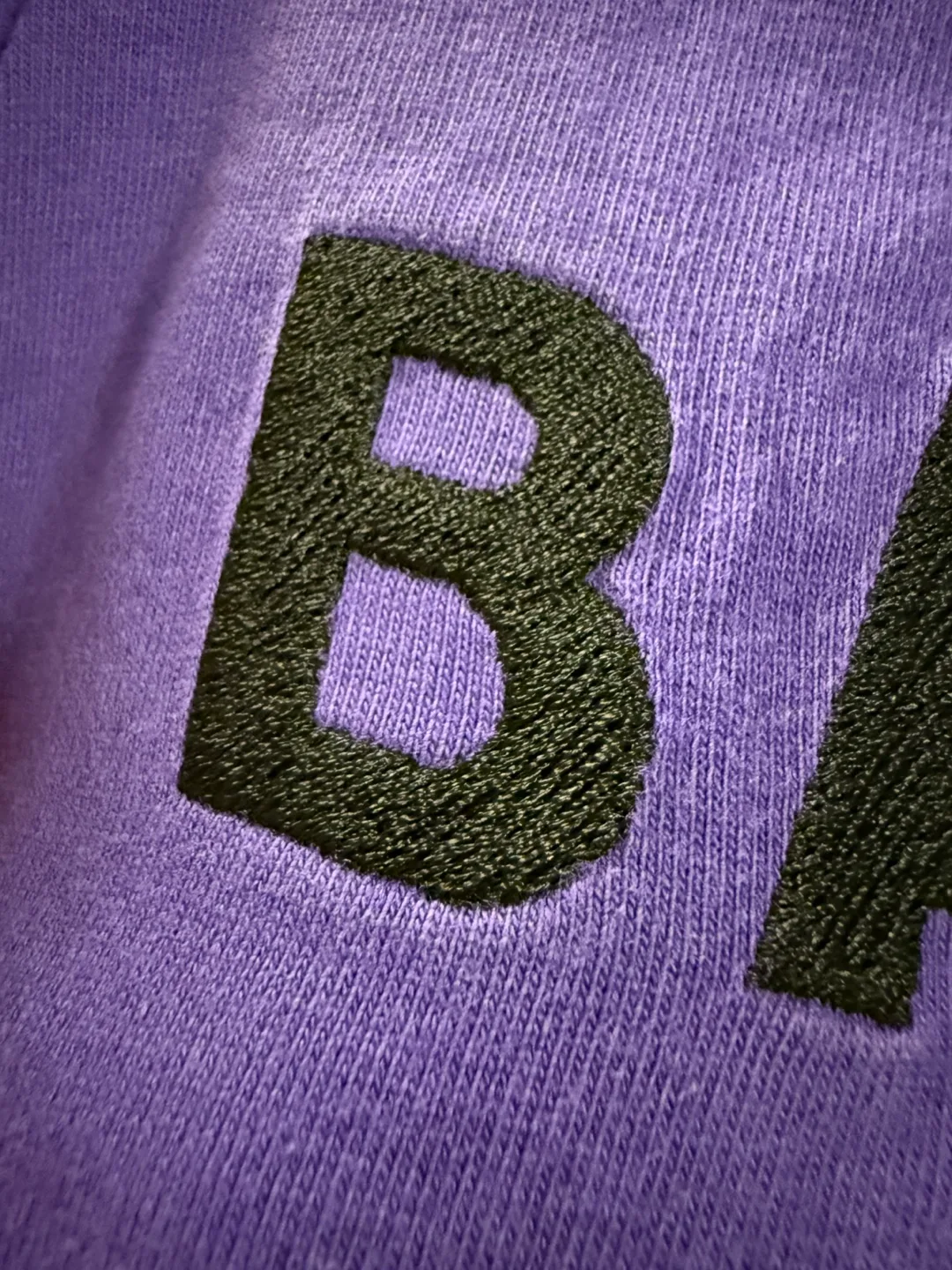 Balenciaga Purple Embroidered Shirt image indicator(3)