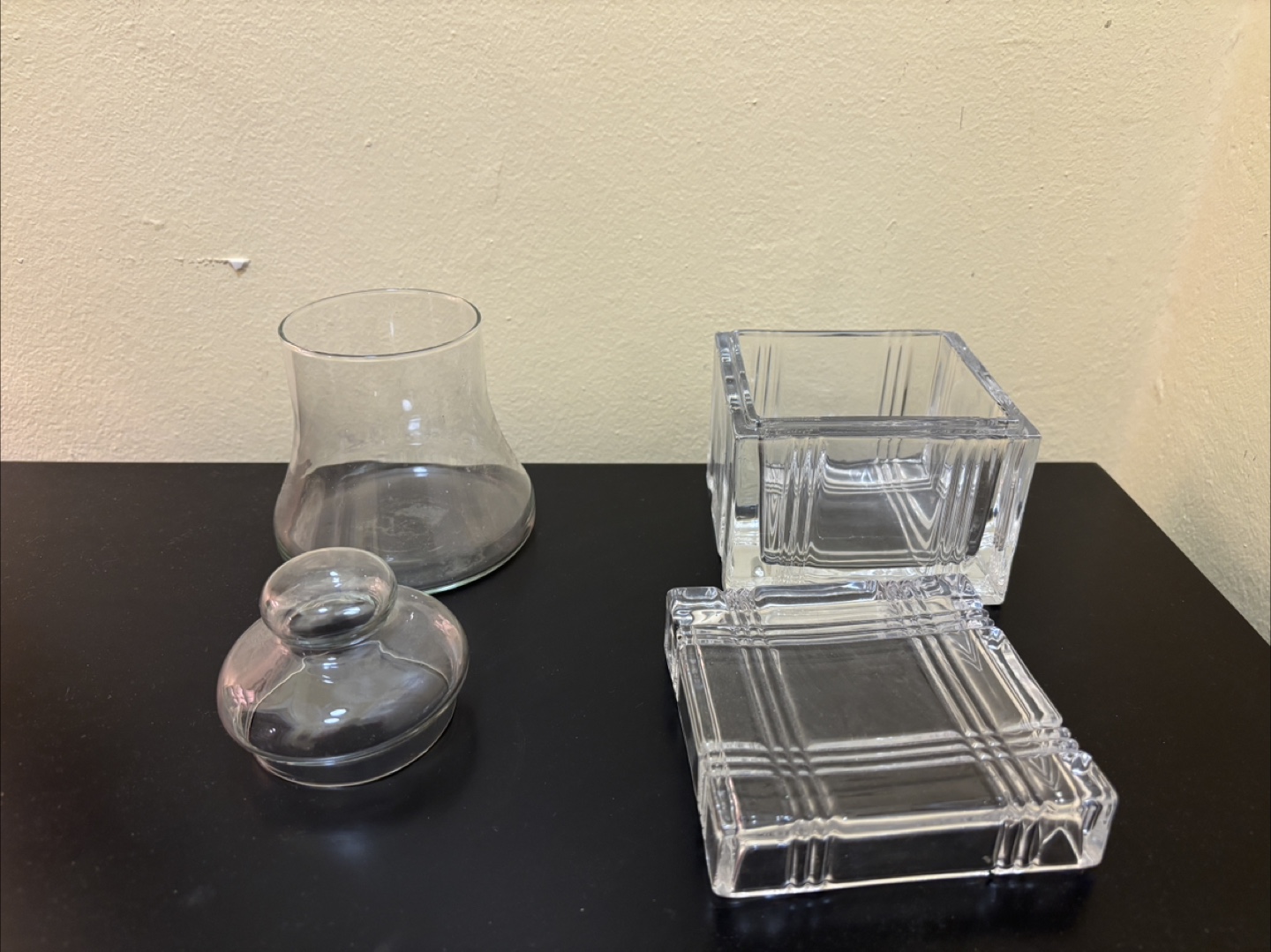 Vases, candle holders, candy dishes, Lenox clock - photo 3