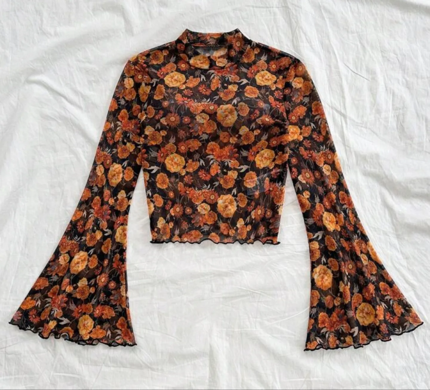 Floral Mesh Top thumbnail