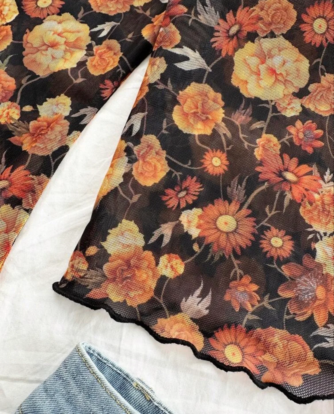 Floral Mesh Top image indicator(2)