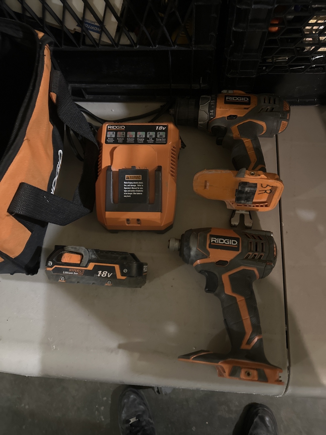 Ridgid Power Tool Set