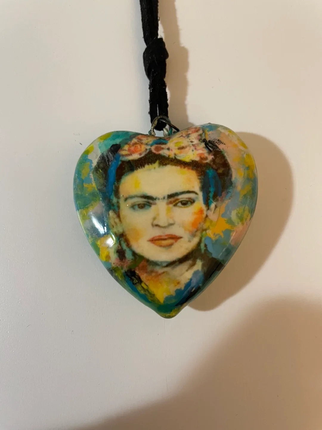 Frida Kahlo Heart Pendant Necklace thumbnail