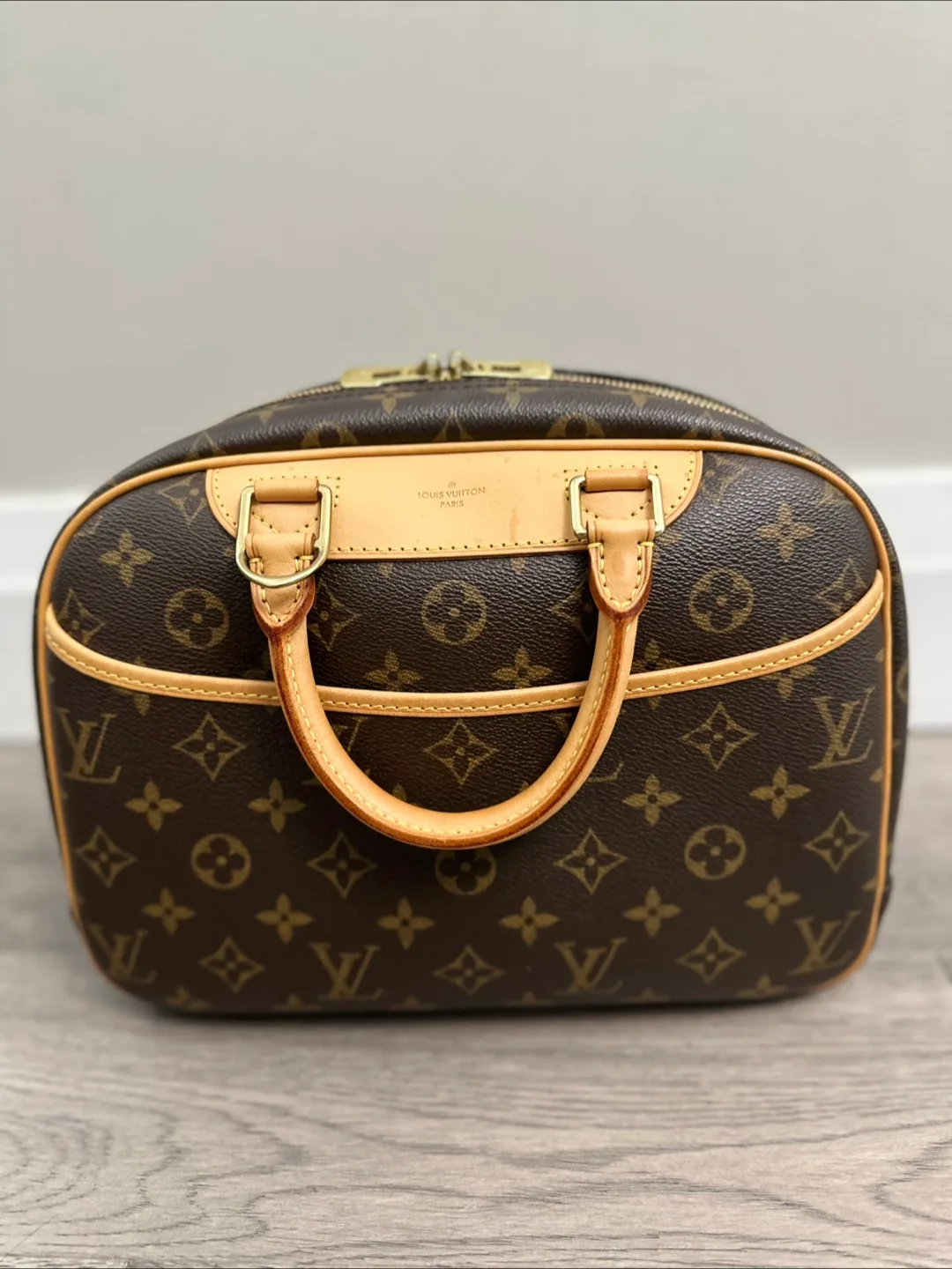 (Original) Louis Vuitton Monogram Deauville Bag image indicator(2)