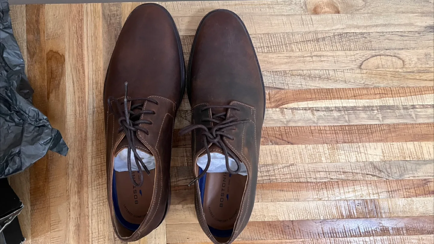 Bostonian Men's Brown Leather Dress Shoes thumbnail