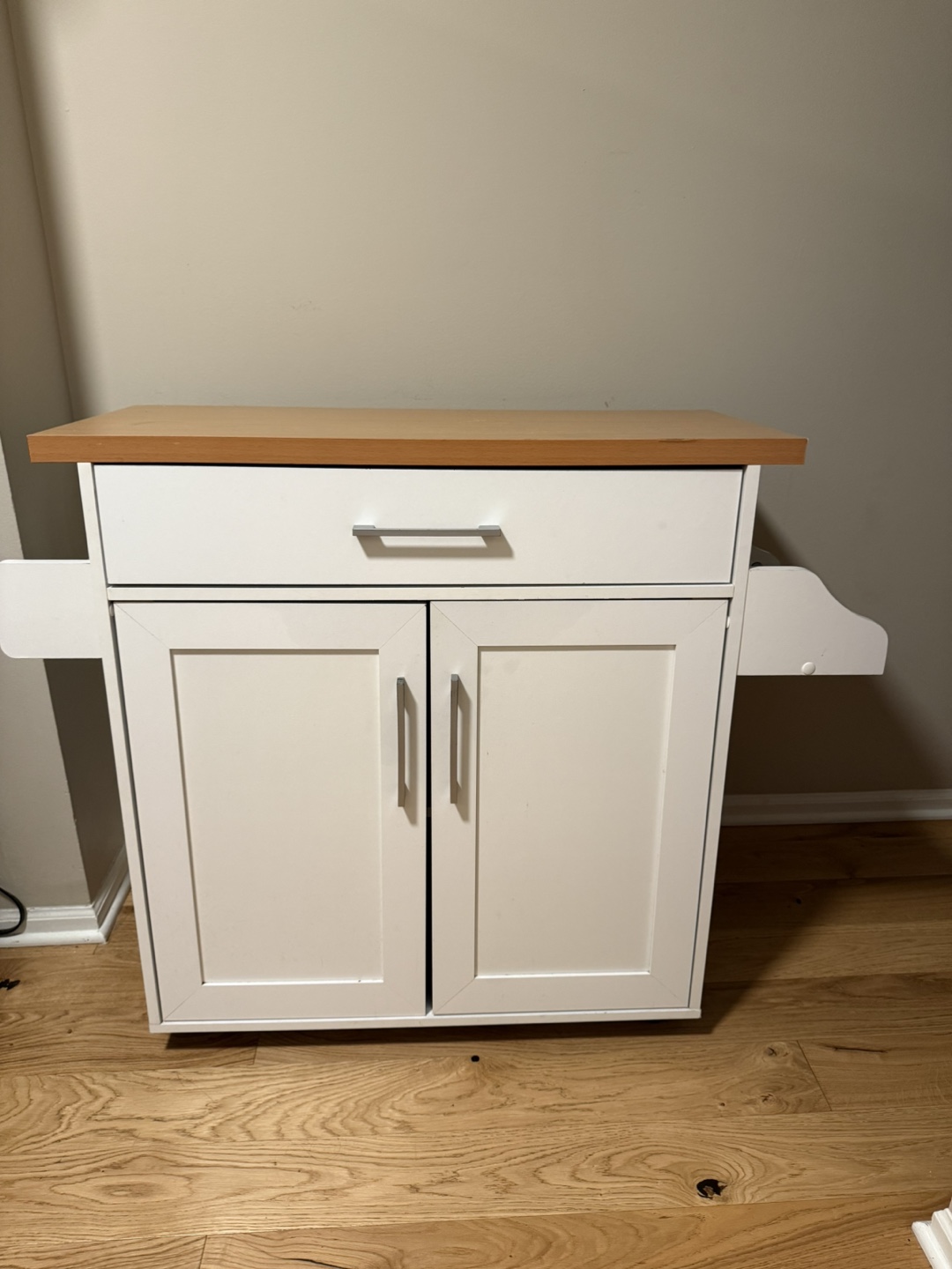 White Kitchen Cart - photo 2
