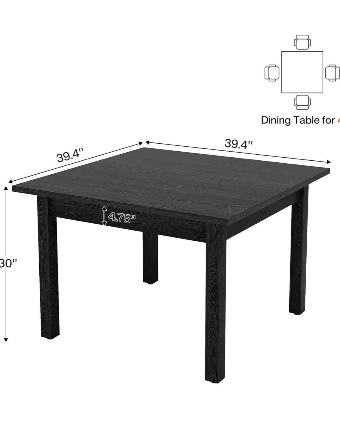 Square Dining Table - photo 3