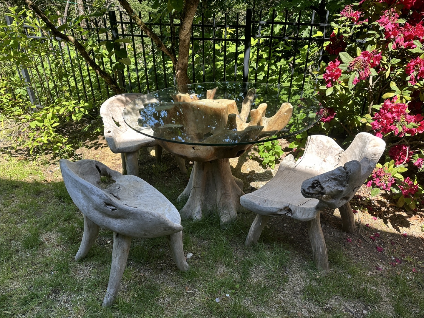 Outdoor Teak Wood Table Set
