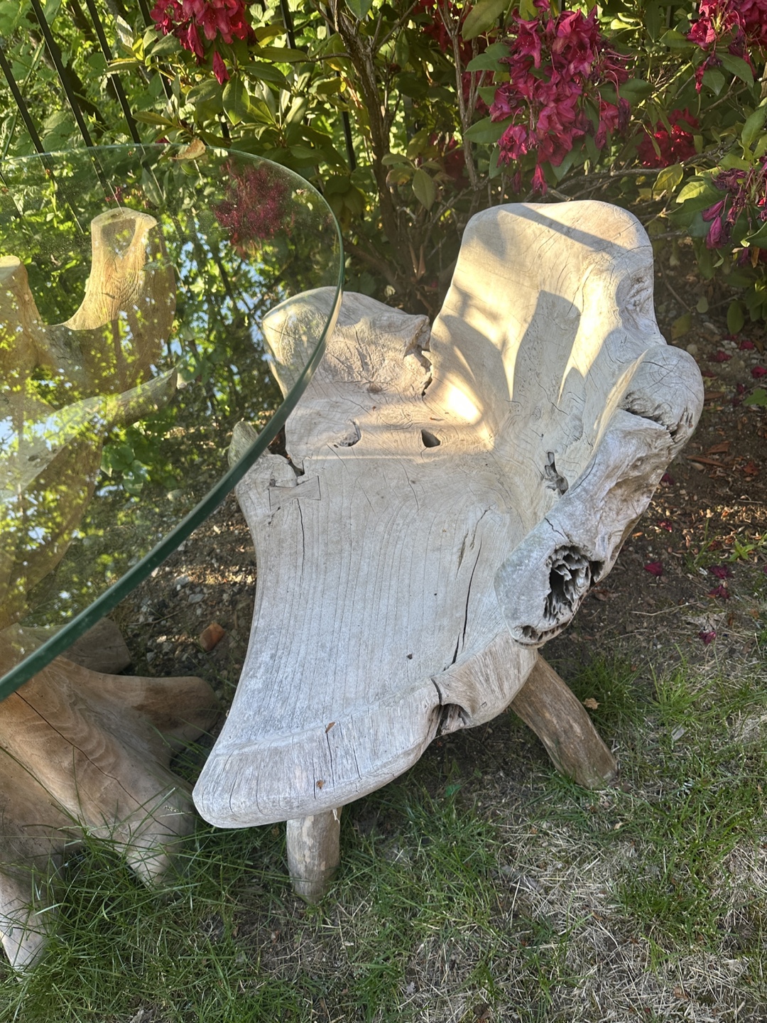 Outdoor Teak Wood Table Set - photo 5