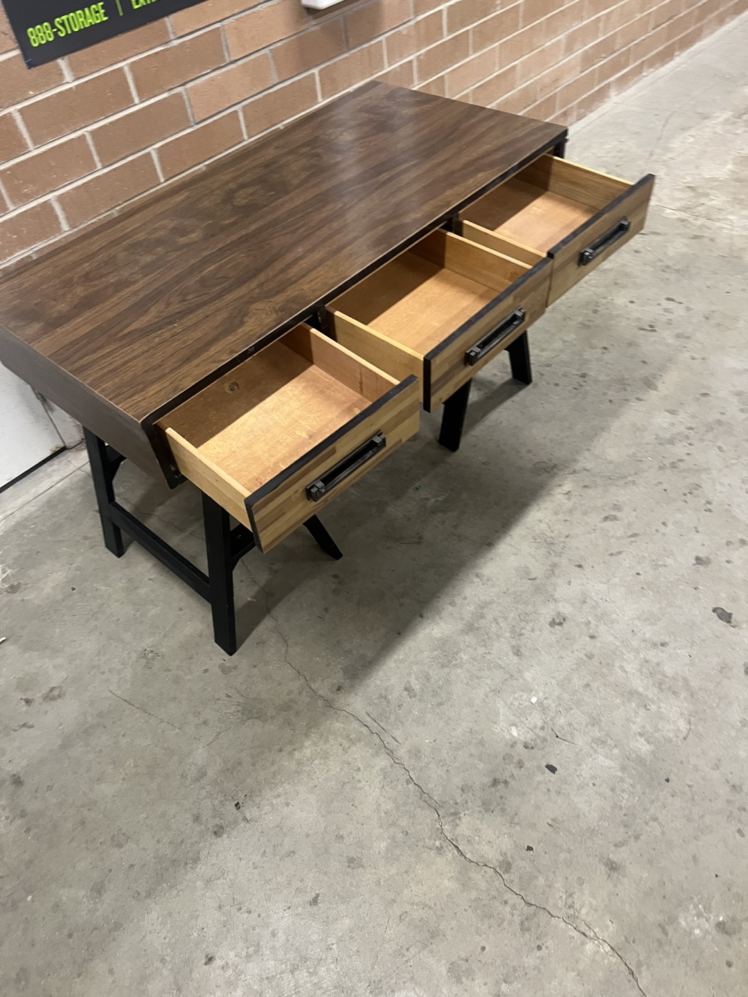 Modern Wooden Desk with Drawers - photo 5