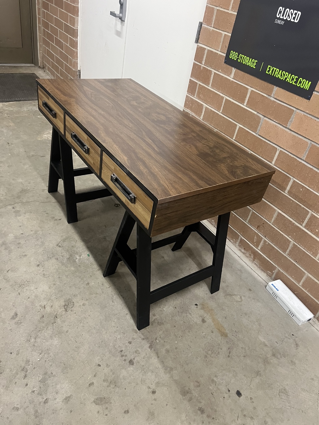 Modern Wooden Desk with Drawers - photo 3
