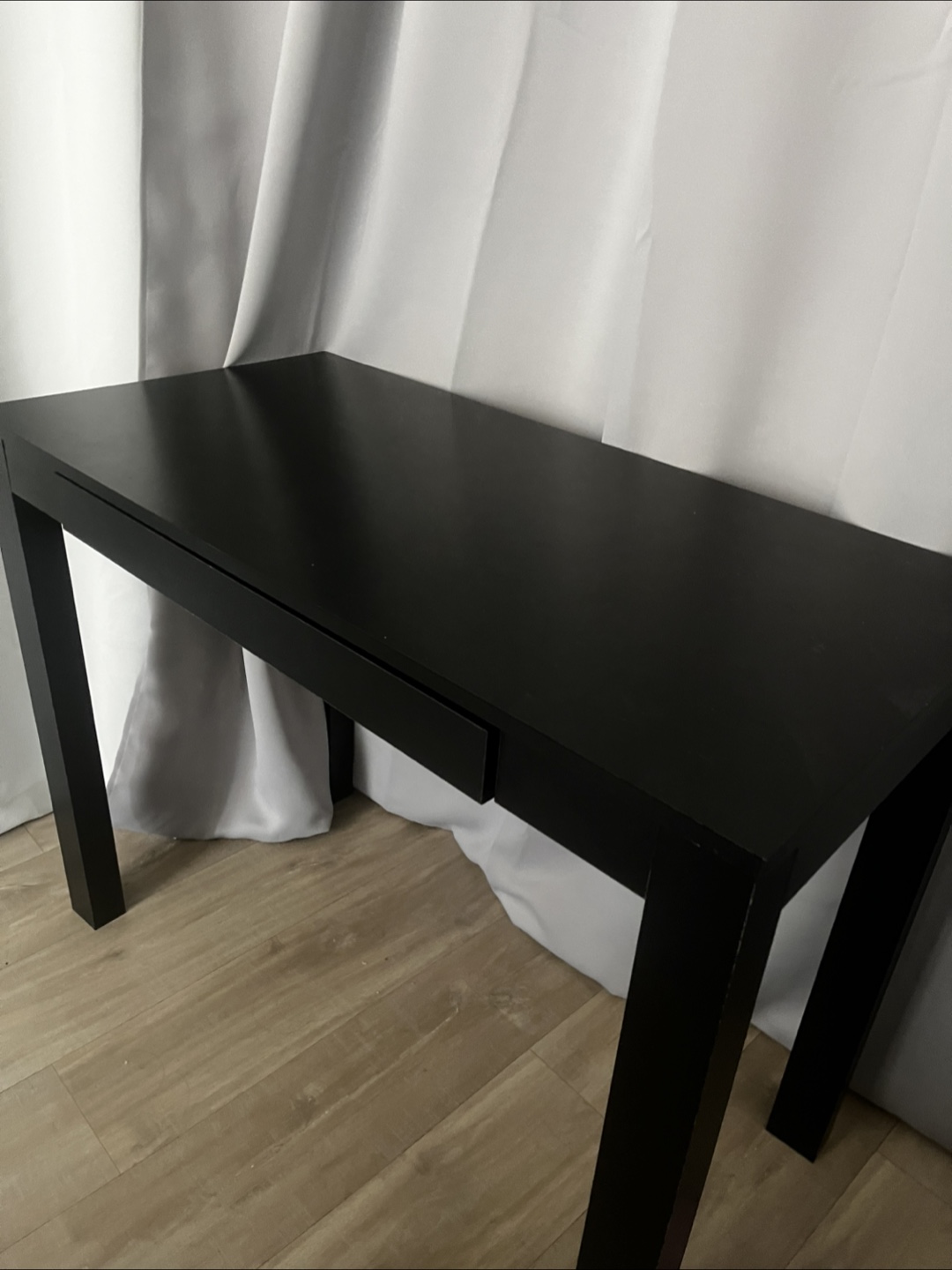 Black Desk with Drawer