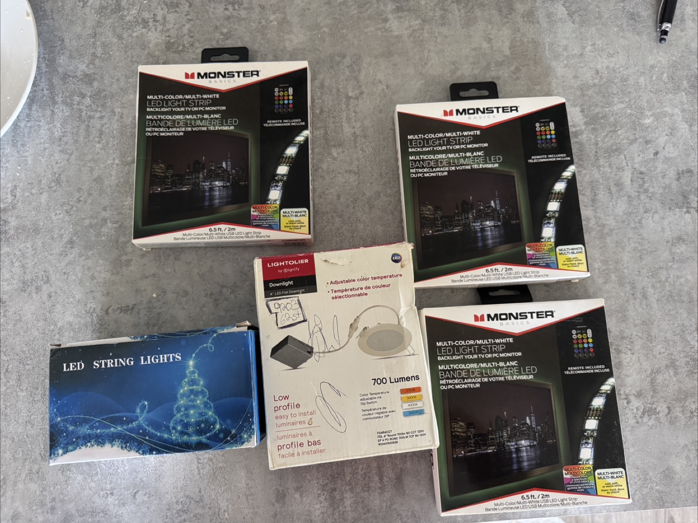 LED Light Strips and LED String Lights