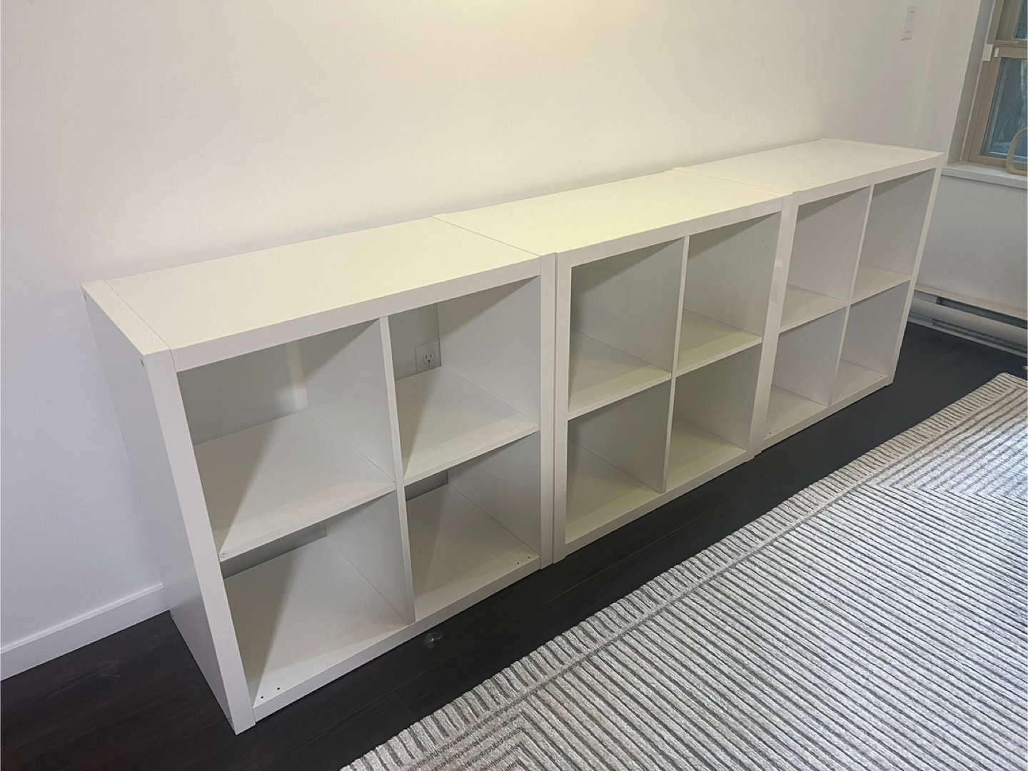 Ikea Kallax Shelf Unit (3 units)