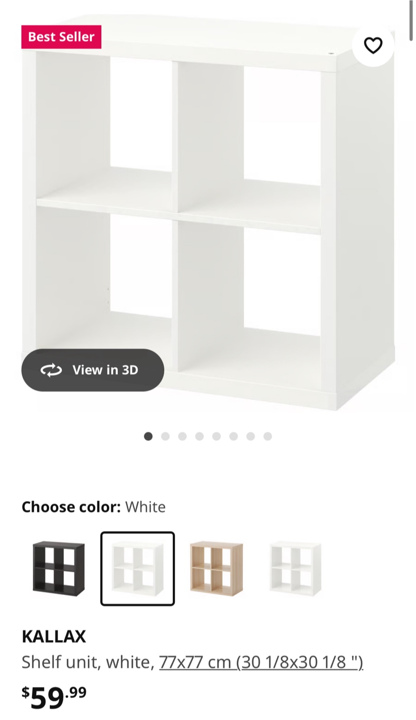 Ikea Kallax Shelf Unit (3 units) - photo 2