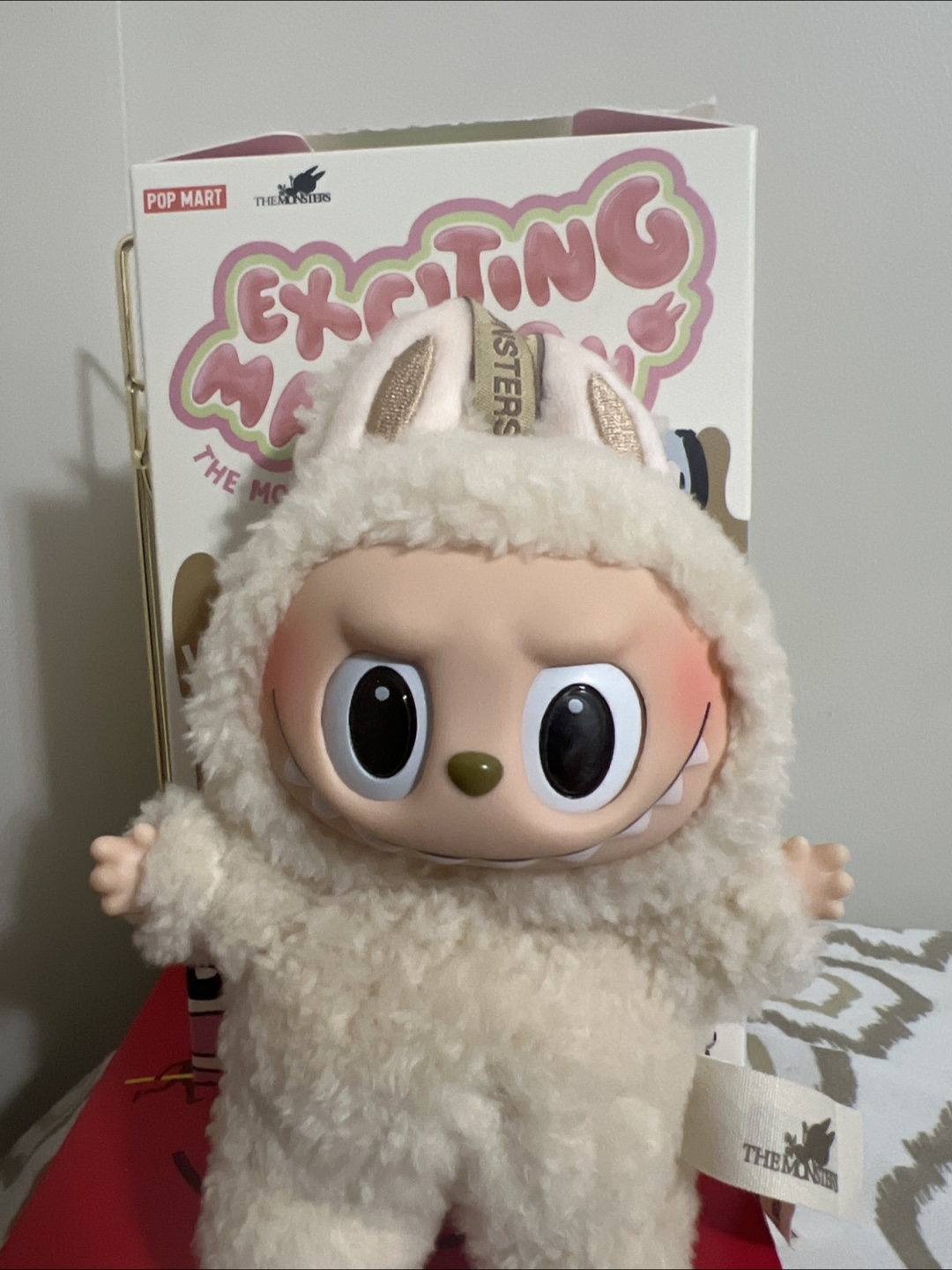 正規品！当日発送！LABUBU MACARON_Soymilk Labubu Exciting Macaron Plush Doll - Soymilk – Atsuna Matsui