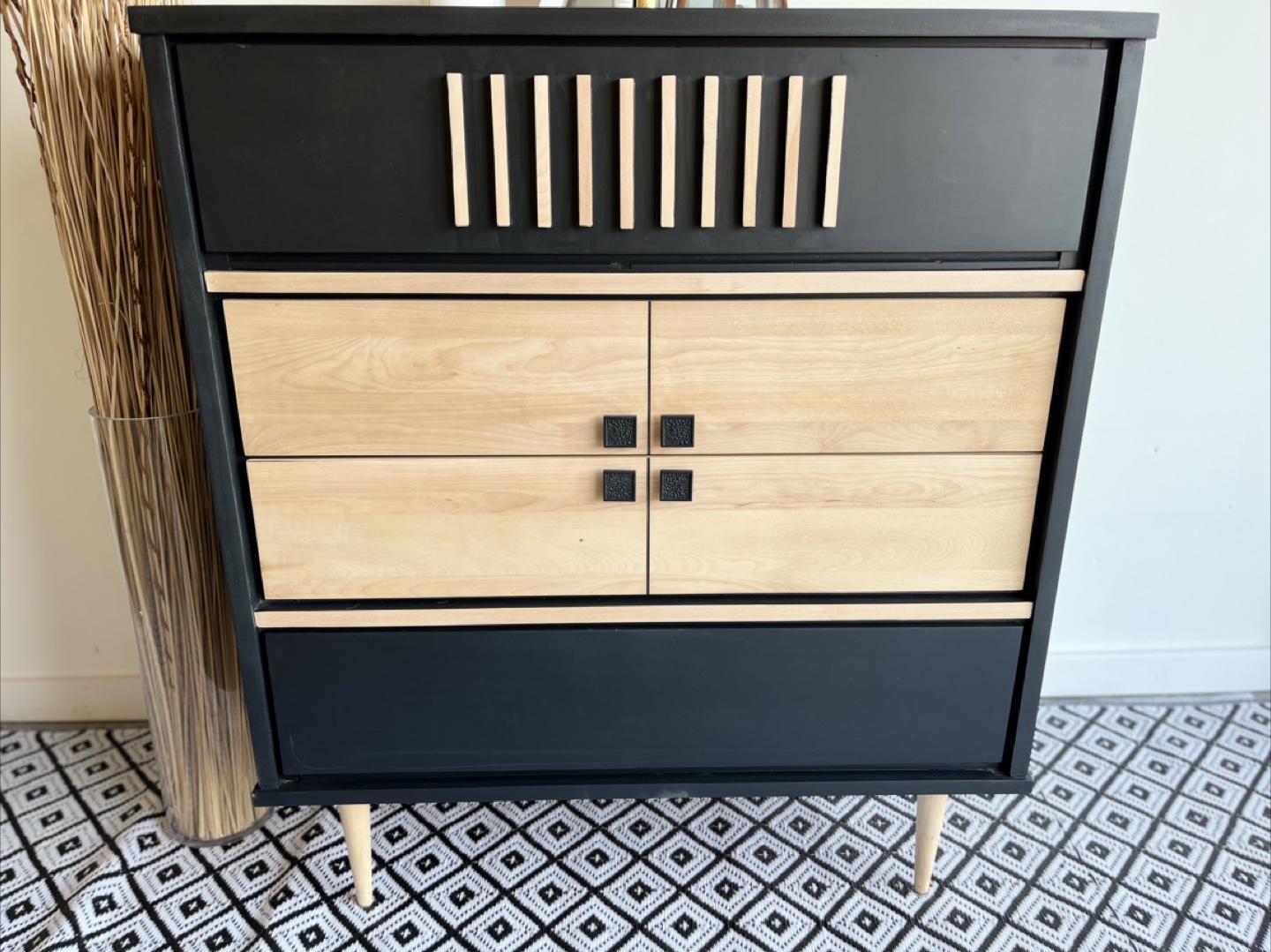 Mid-century modern dresser and matching set - photo 5