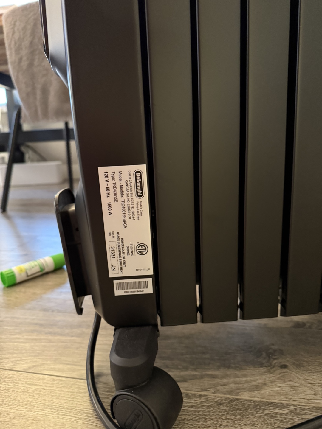 Delonghi Oil-Filled Radiator Heater - photo 2