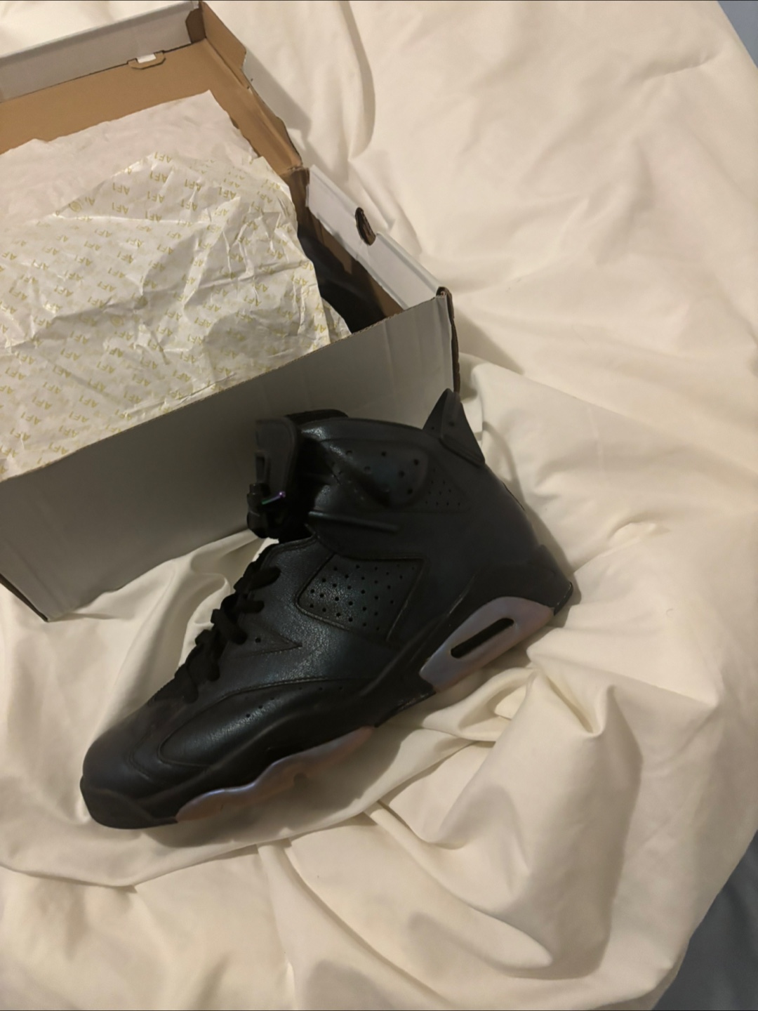 Air Jordan 6 Black Sneakers