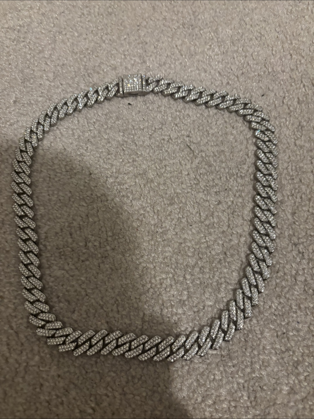 Moissanite Cuban Link Chain