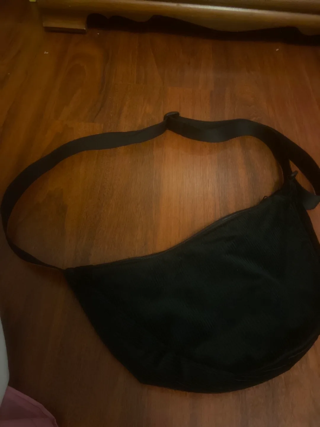 Black Corduroy Uniqlo Shoulder Bag thumbnail