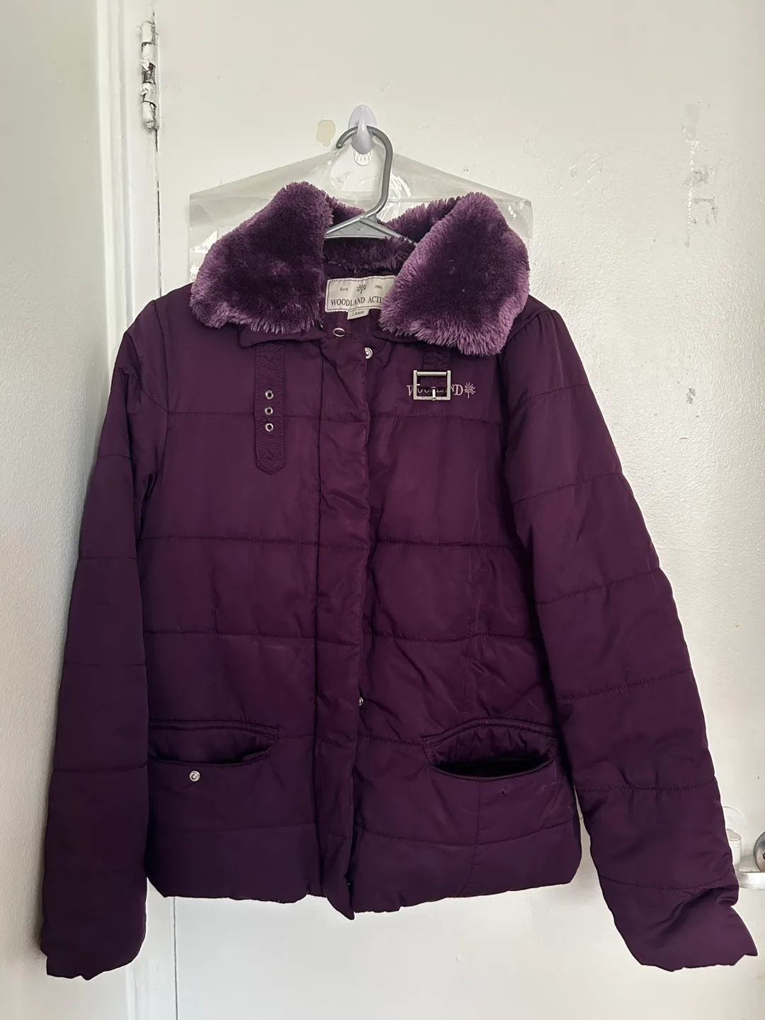 Woodland Purple Winter Jacket thumbnail