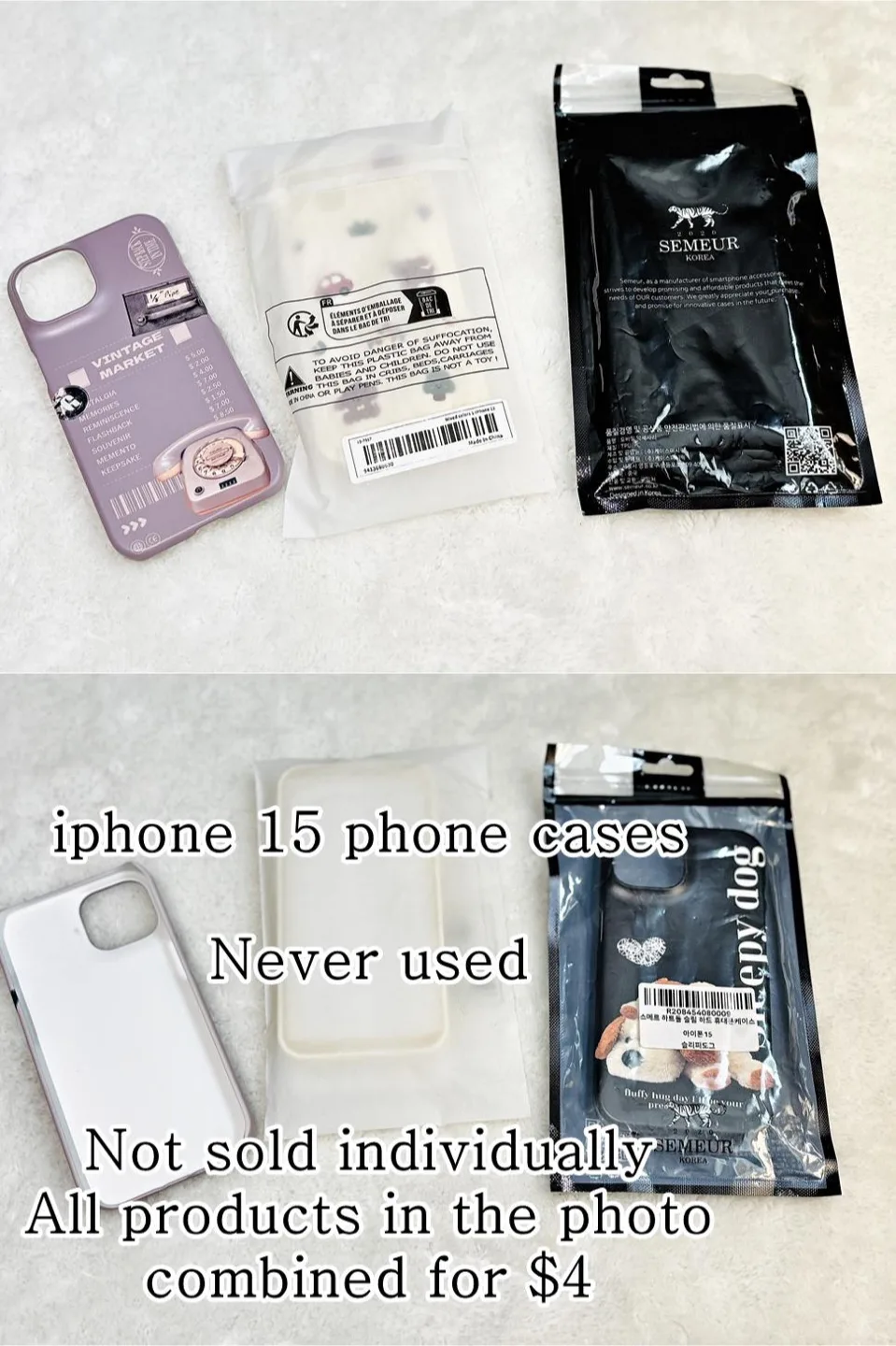 [bundle] brand new, iphone15 cases thumbnail