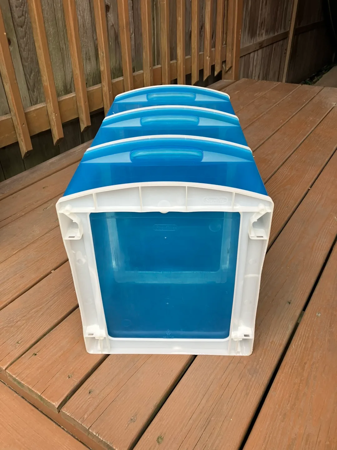 3 Drawer Cart Aqua Blue With Casters - 24” x 13” x 15” image indicator(6)