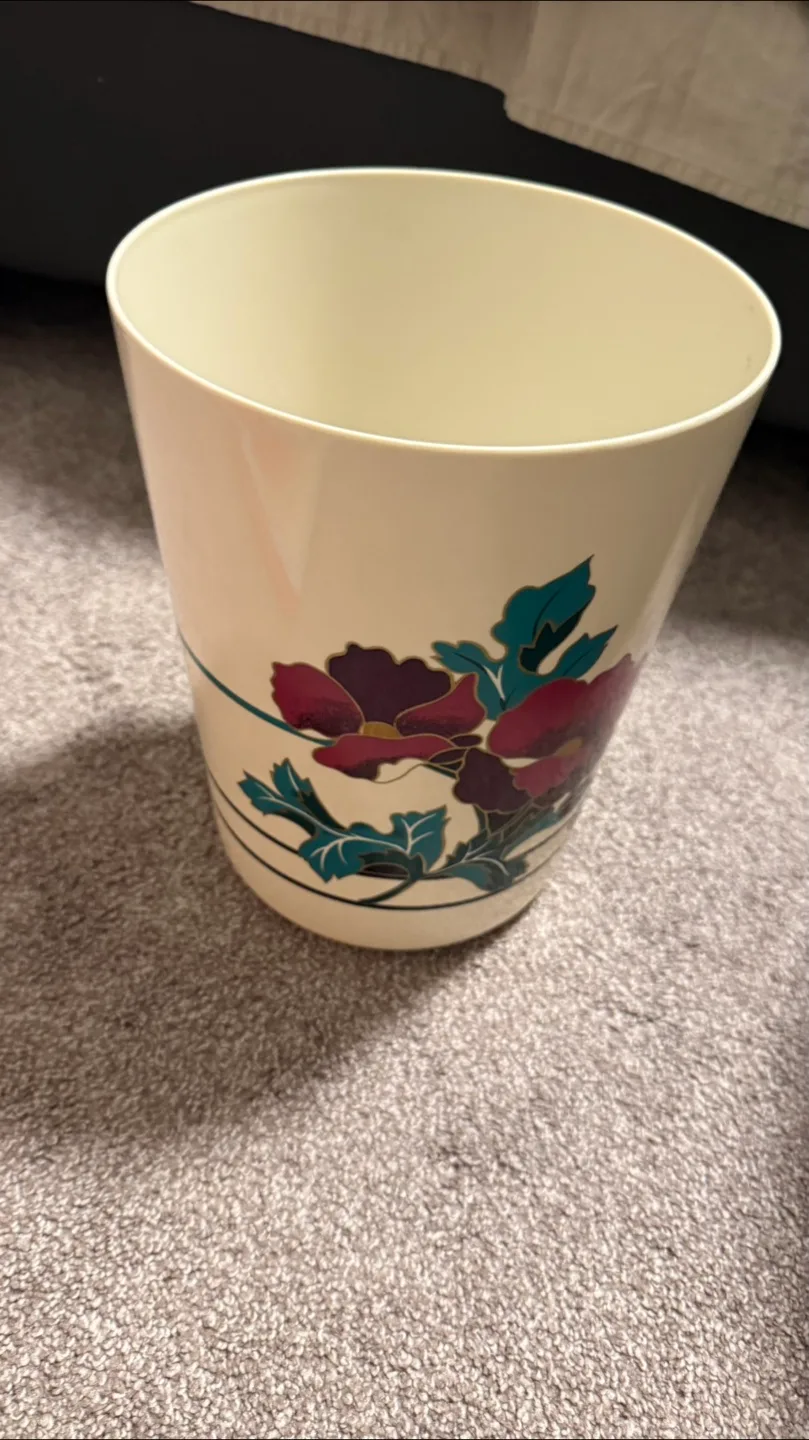 Floral Waste Basket thumbnail