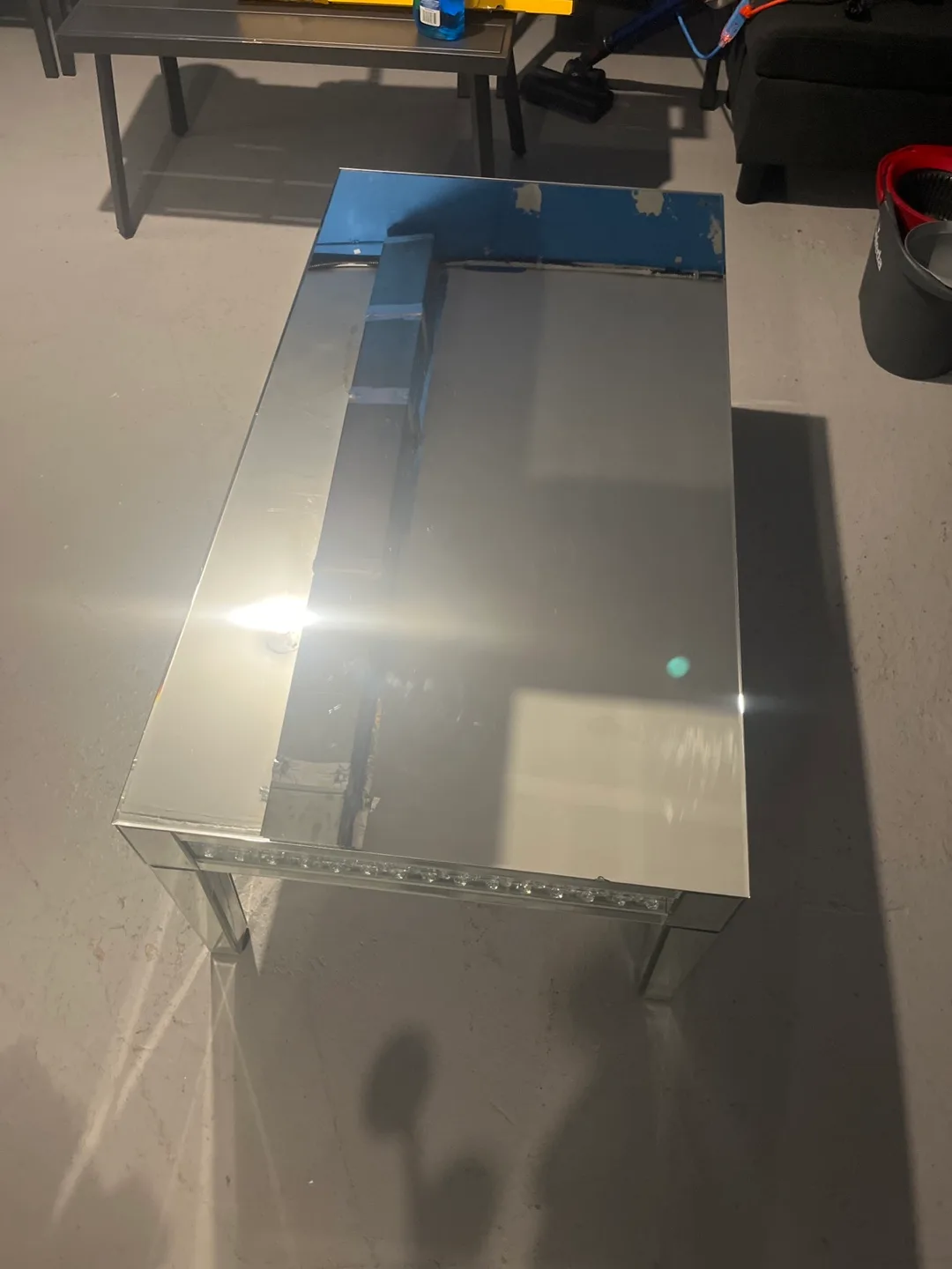 Mirrored coffee table thumbnail