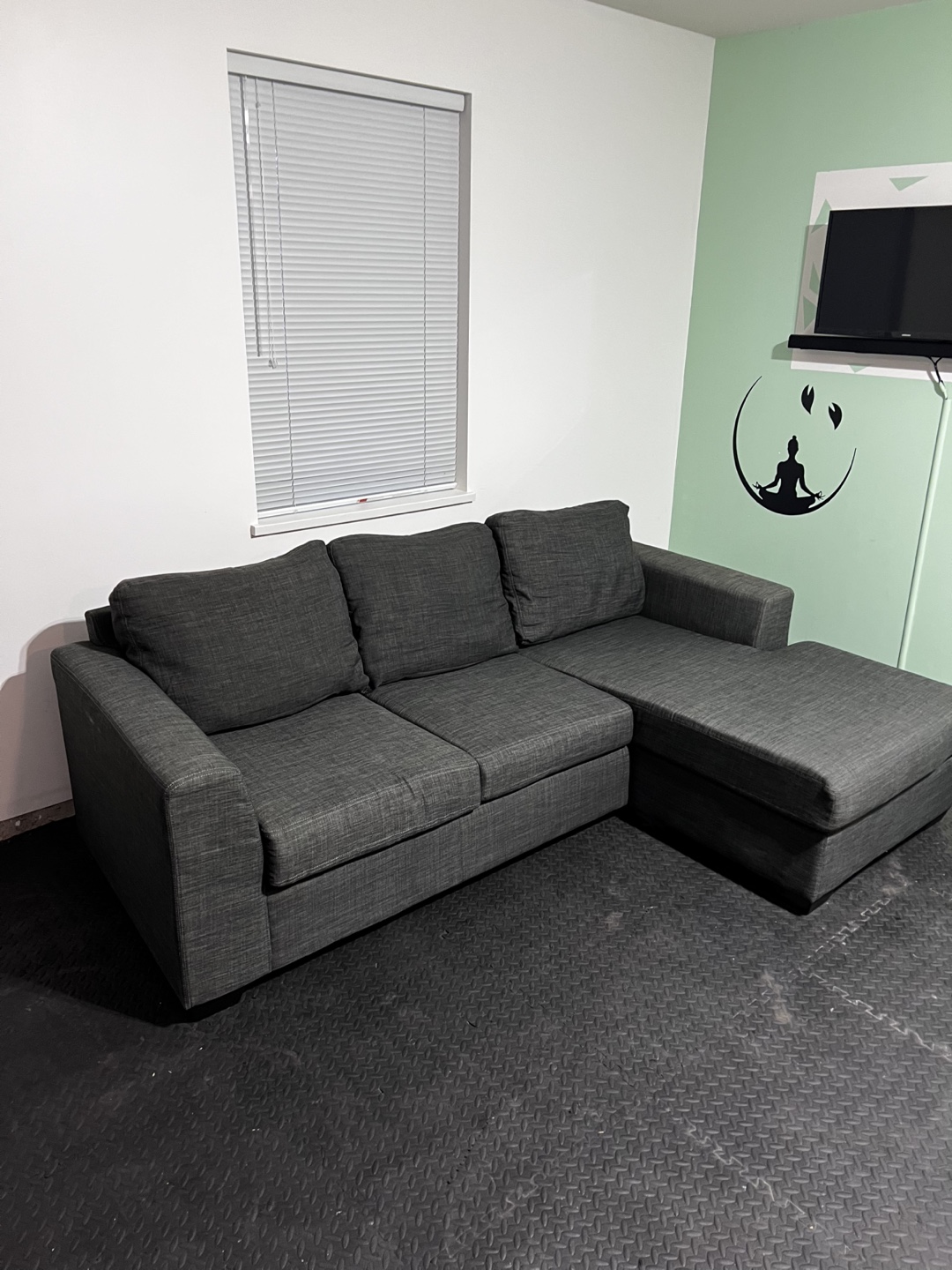 Grey Sectional Sofa  ( Delivery Available ) - photo 5