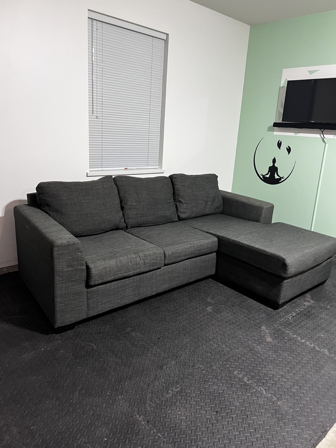 Grey Sectional Sofa  ( Delivery Available ) - photo 4