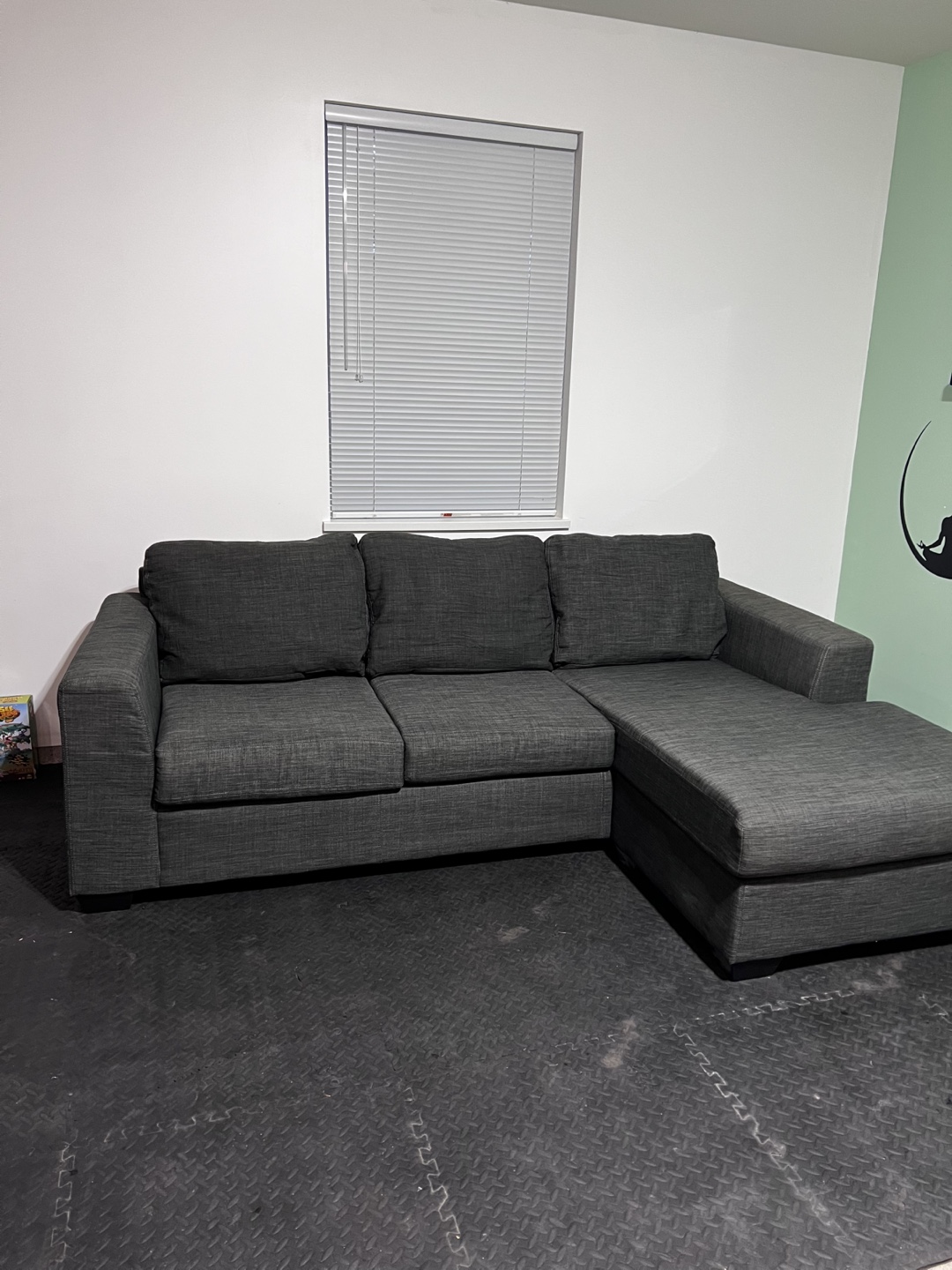 Grey Sectional Sofa  ( Delivery Available )