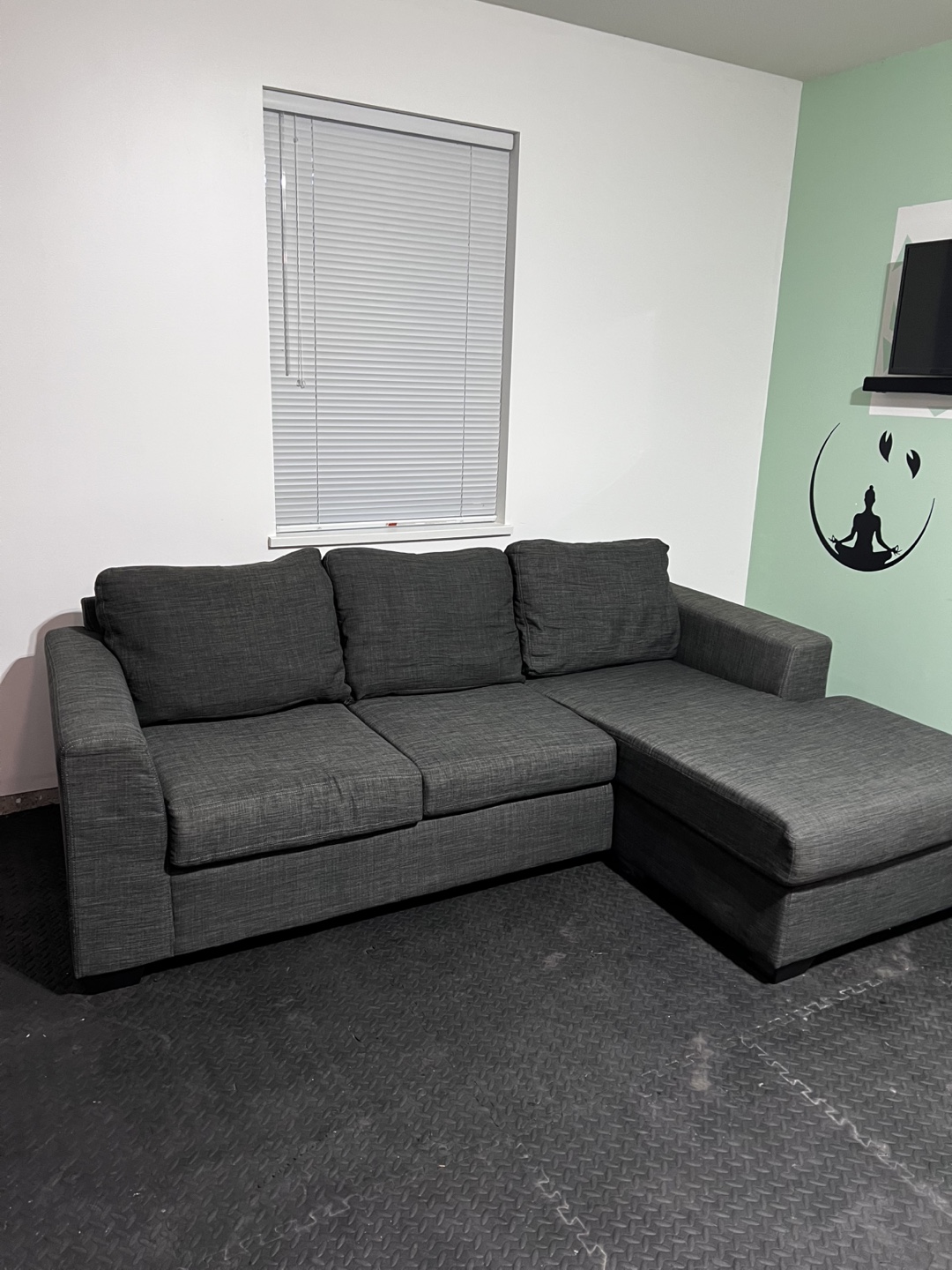 Grey Sectional Sofa  ( Delivery Available ) - photo 3