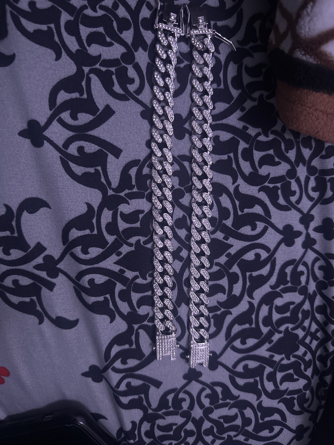 Silver Iced Out bracelet - photo 3