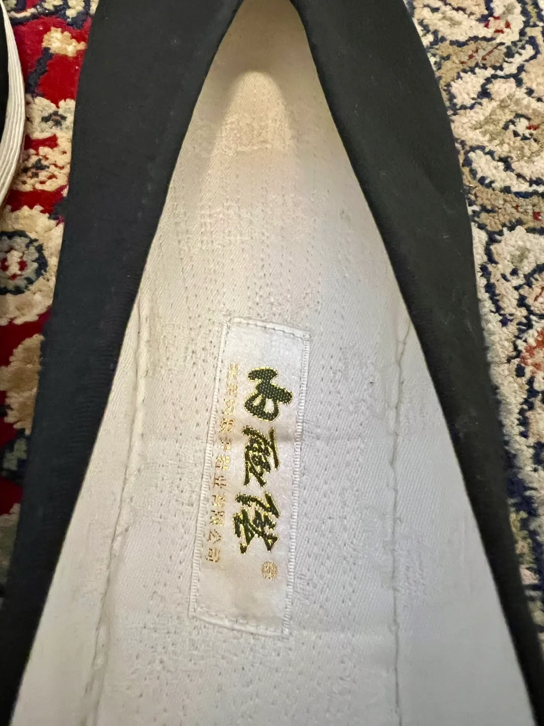 Chinese Black Slip On Shoes image indicator(4)