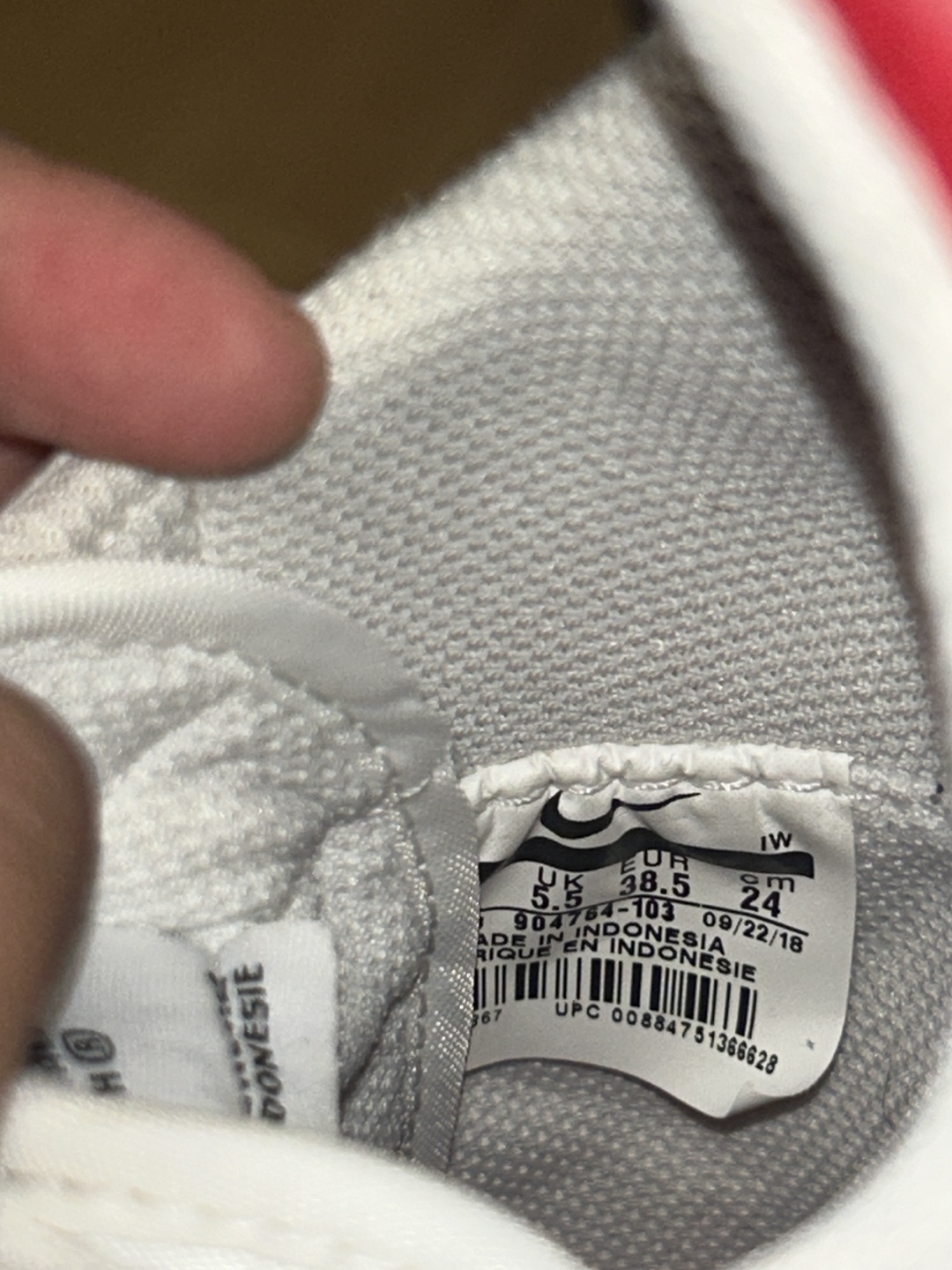 Nike Cortez Shoes, White & Red - photo 5